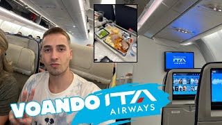 Como é Voar Com a ITA Airways (antiga Alitalia) - Voo Direto para Roma e Conexões Pela Europa 🇮🇹