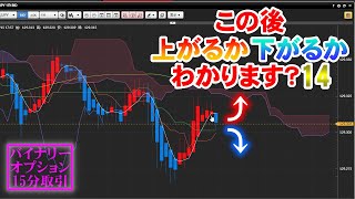 #14 バイナリーオプション「この後上がるか下がるかわかります？」15分取引