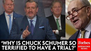 BREAKING NEWS: GOP Senators Issue Direct Demand Of Schumer To Hold Mayorkas Impeachment Trial