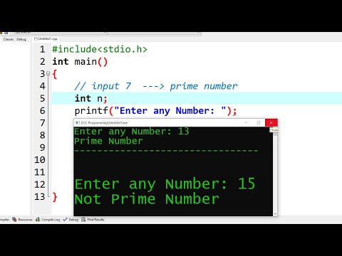 C Program to Check a Number is Prime or Not Learn Coding