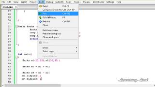 087 C++ Overloading Operator Define Operator Function outside Class Video Tutorial YouTub