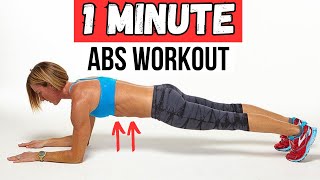 The Most Efficient 1-Minute Abs Workout (You WON'T Believe This!)