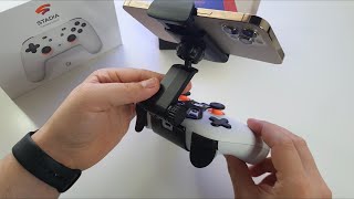 Prezentare suport Orzly pentru gamepad Stadia - phone mount for Stadia controller