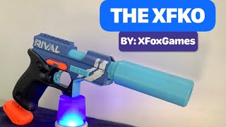 The XFKO By XFoxGames - Mod Kit For The Nerf Rival Knock Out - A Closer Look!  #nerfmod