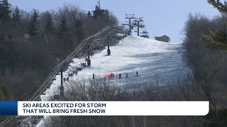 Ski areas excited for storm, fresh powder
