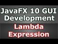 JavaFX Lambda Expression Example (Java GUI Development)  #20