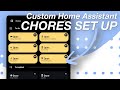 Custom Chores Setup for Home Assistant