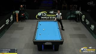 10-BALL ▸ Y. AKAGARIYAMA vs E. ROBERTS ▸ 2022 Predator World 10 Ball Championship