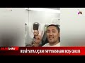 rusiyaya uçan təyyarələrdən inanılmaz görüntülər baku tv