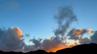 TimeLapse1029 【夕焼け雲】夕焼け  雲のタイムラプス動画