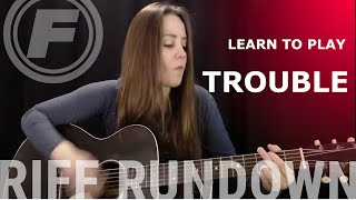 Learn to play "Trouble" by Ray Lamontagne