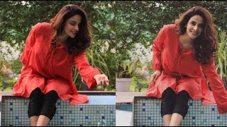 Saba Qamar’s cool pictures from the set of new drama