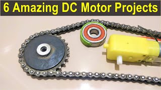 6 Creative DIY ideas With DC Motor - Compilation