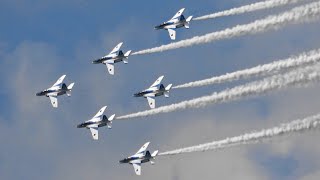 ブルーインパルス 芦屋基地航空祭 2023 晴天変形1区分 JASDF Blue Impulse Ashiya Air Show