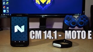 MOTO E : How to Install CM14.1 Android Nougat 7.1 \u0026 Hands On