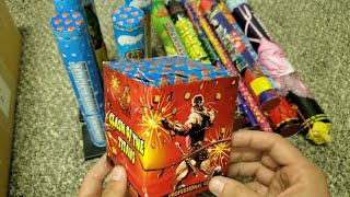 Unboxing and Testing Retro Fireworks MINES And BARRAGE