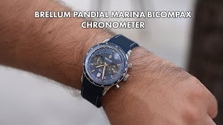 Brellum Pandial Marina Bicompax Chronometer - Grade 5 Titanium