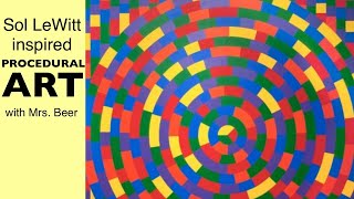 Sol LeWitt inspired Procedural Art
