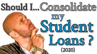 Student Loans - Should I Consolidate my Student Loans? (Consolidating Student Loans)