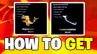 Roblox Fisch - HOW TO GET \u0026 CATCH SECRET MAGMA \u0026 FROZEN LEVIATHAN (Full Guide - Location)