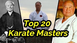 Top 20 Best Karate Masters in history