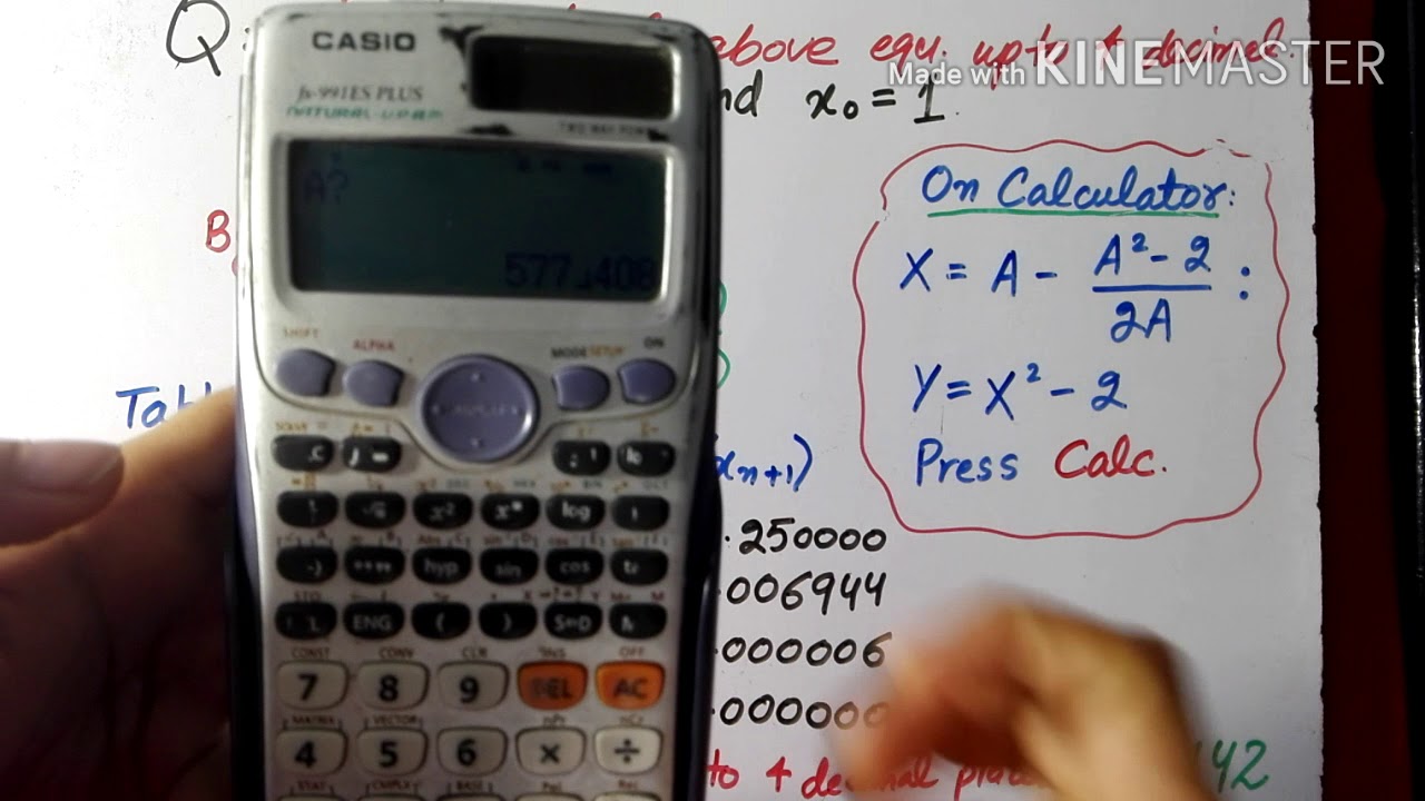 Newton Raphson Method Calculator Cobyatknox