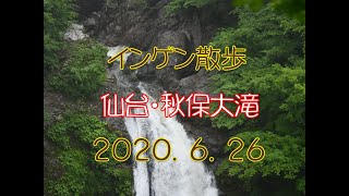 インゲン散歩　仙台・秋保大滝　2020 6 26