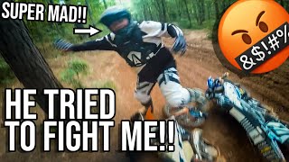 Dirt biker starts a FIGHT WITH ME! Durham town PT. 2