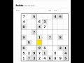 New York Times Sudoku Hard for April 18, 2024.  Walkthrough without penciling