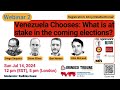 Orinoco Tribune - Webinar: Venezuela Chooses: What is at Stake in the Coming Elections? (Part 2)