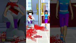 Hantu monster MiO Twin kembar Maid👣 Sakura School Simulator Horror Ding Dong#shorts #viral #sojamere