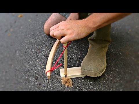 How to Start Fire with Bow Drill Fire Kit How to Start Fire with Bow Drill Fire Kit