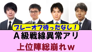 【A級順位戦6回戦終了】上位陣総崩れで大混戦！3勝3敗でもチャンスありｗ【将棋ファン反応集】