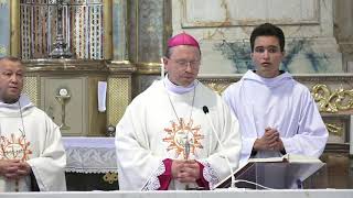 2020-07-31 Vyskupas Algirdas Jurevičius, Sutvirtinimo sakramentas, Žodžio Liturgija, Kretinga