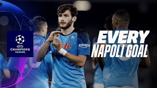 Kvaratskhelia Shines | Every Napoli Goal From The 2022-23 UEFA Champions League Group Stage