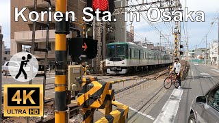 Korien Station🚉, Osaka Walking View (4k Ultra HD 60 fps) - 香里園駅