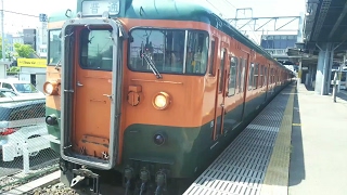 回送 115系6連 新前橋駅発車 2017/4/30