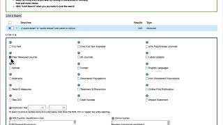 Peer-Reviewed Empirical Articles - Searching APA PsycInfo on Ovid