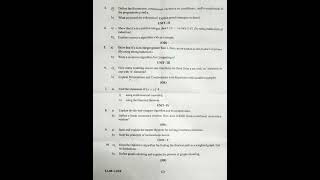 I Sem MCA | Discrete mathematical Structure | Question Paper- SVU 2025 Regulation.