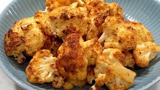 Vegan Cauliflower wings.cauliflower recipe healthy. Mediterranean diet.whole cauliflower.