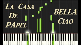Bella Ciao - La Casa de Papel Piano Tutorial Synthesia