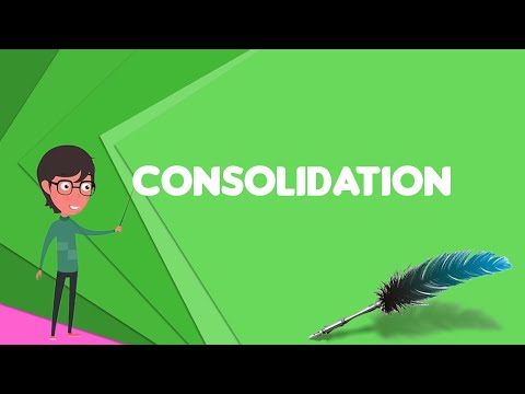 What does consolidation mean in business?
