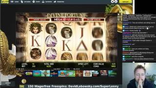 Divine Fortune big win in free spins