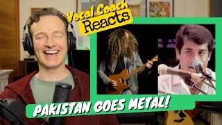I love this! - Pakistan Goes Metal! "Mustt Mustt" Nesrat Fatah Ali Khan - Vocal Coach REACTS