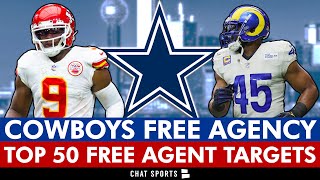 Top 50 Dallas Cowboys Free Agent Targets For 2023 NFL Free Agency