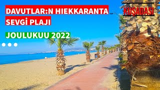 Davutlar:n hiekkaranta Sevgi plajı Joulukuu 2022 / Turkin Uutiset ᴴᴰ