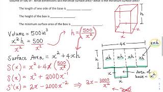 MTH 261 Section 3.5 Optimization Application Example 2
