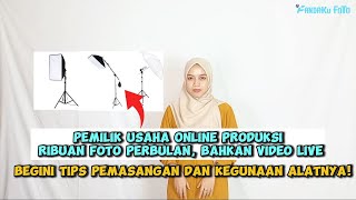 Peralatan dan set Perlengkapan live jualan online di Tiktok Shopee