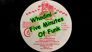 Whodini – Five Minutes Of Funk (DJ Cracker Jacks Remix)