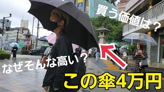 まるでステッキ！？持つだけで英国紳士になれる一生モノの高級傘をぶっちゃけレビュー！